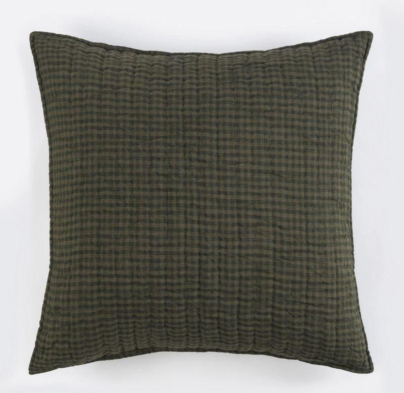cypress green Euro sham