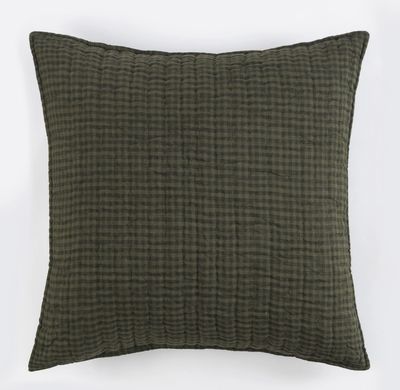 Zane Euro Sham  - Cypress cypress green Euro sham