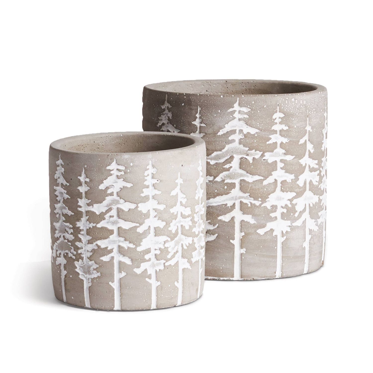 Evergreen Pots, Set Of 2
