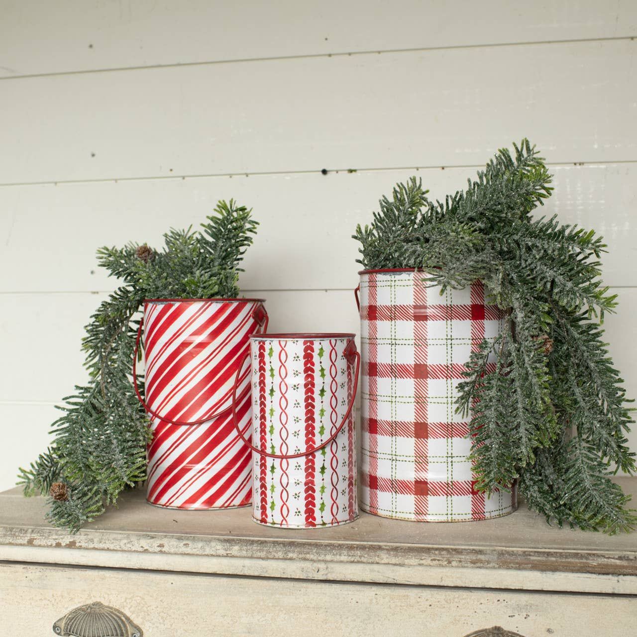 SET/3 HOLIDAY BUCKETS