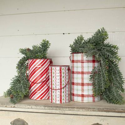 SET/3 HOLIDAY BUCKETS