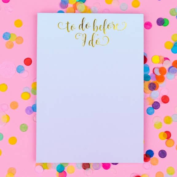 To Do Before I Do Notepad