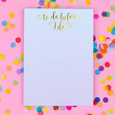 To Do Before I Do Notepad