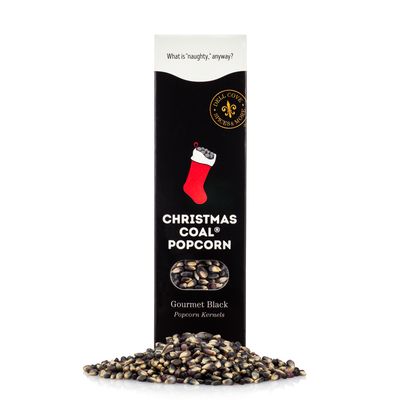 Christmas Coal Popcorn - Christmas Stocking Stuffers