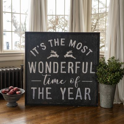 BLACK &amp; WHITE MOST WONDERFUL TIME SIGN
