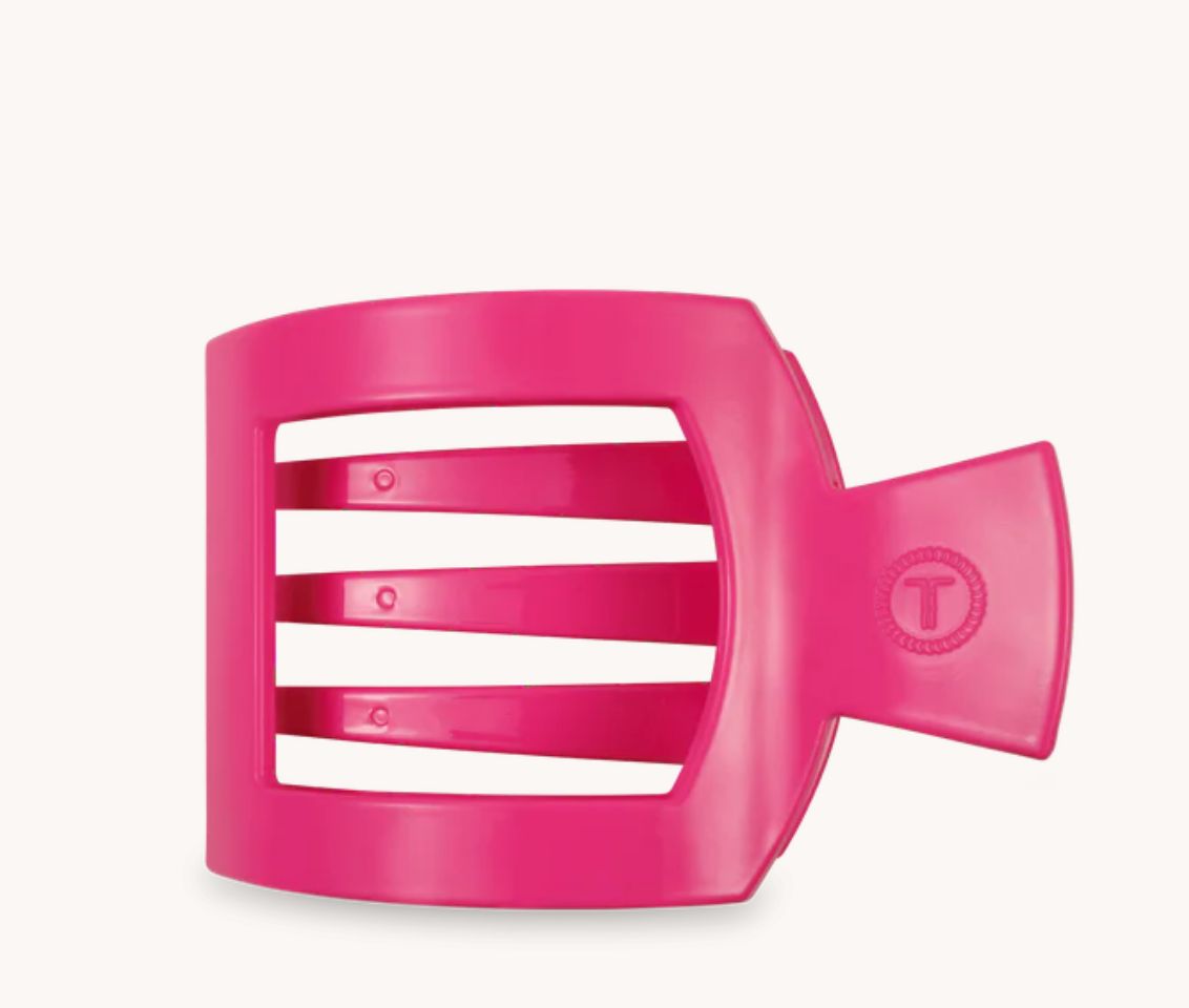 Tropical Punch Medium Flat Square Hair Clip - Medium