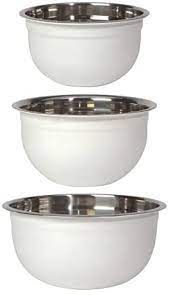 Now Designs Set/3 Mixing Bowls White (5205004)