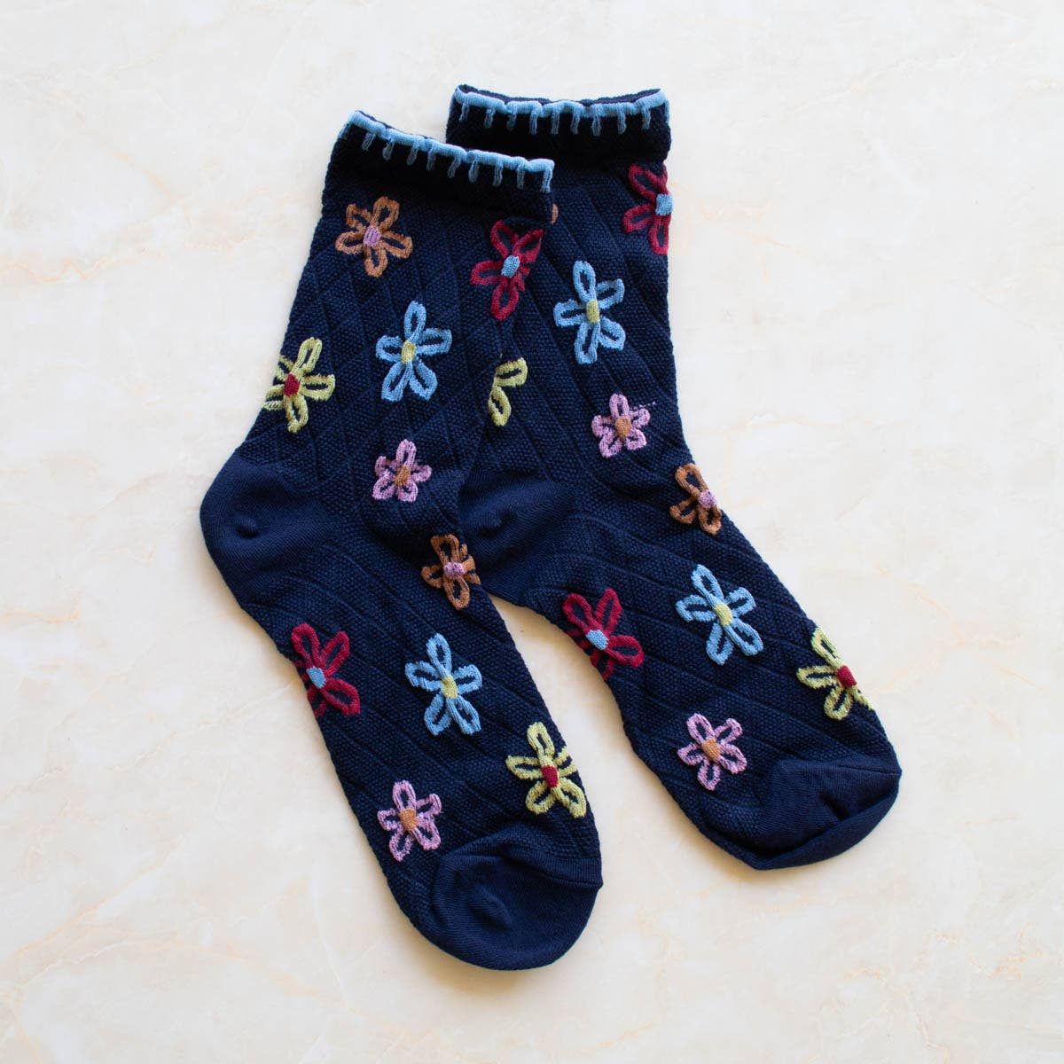 Vintage Floral Socks