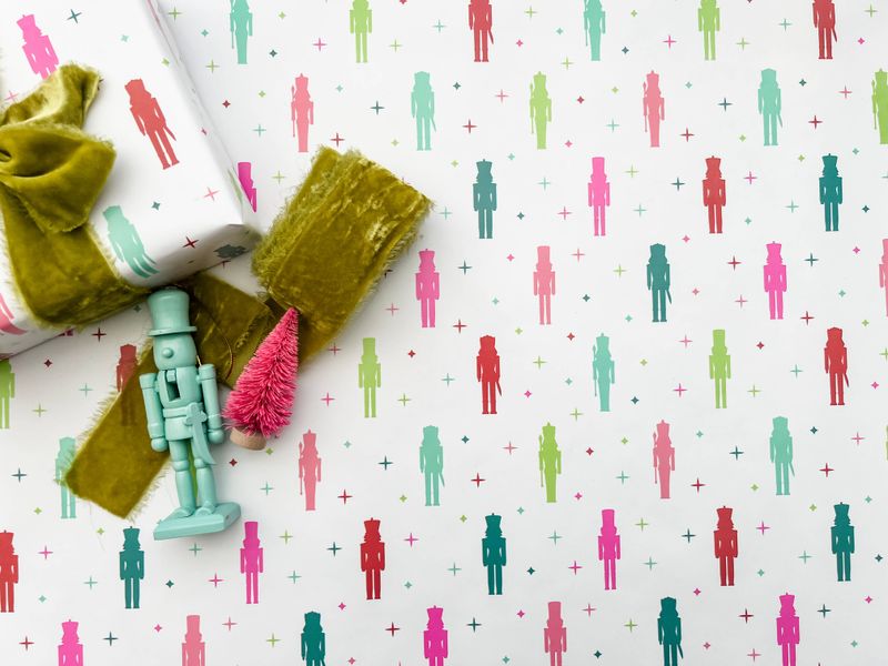 Colorful Nutcracker Wrapping Paper