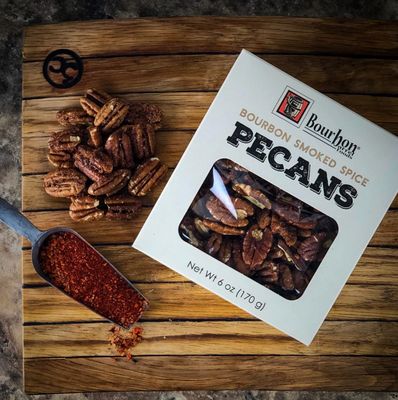 Bourbon Smoked Pecans