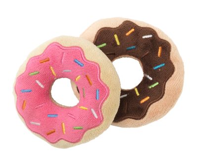 FuzzYard Dog Toy Donuts 2pk