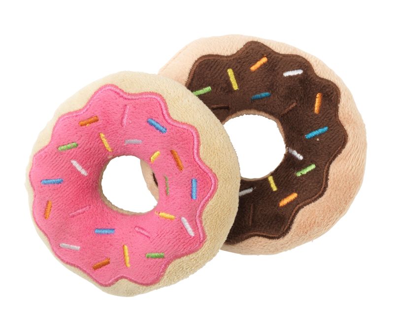 FuzzYard Dog Toy Donuts 2pk