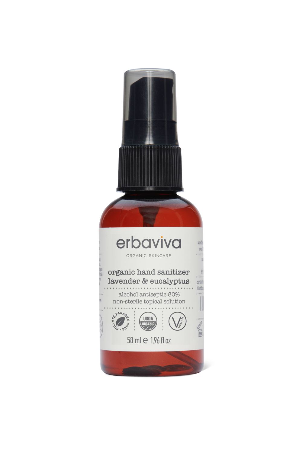 Erbaviva Lavender Eucalyptus Hand Sanitizer - Travel
