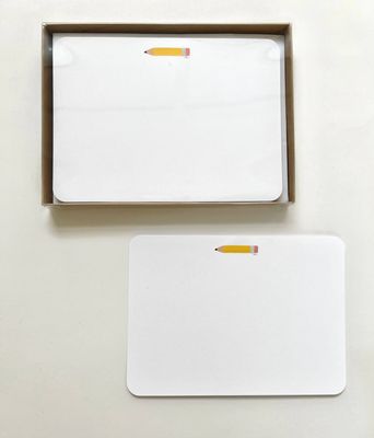Pencil Flat Notecards