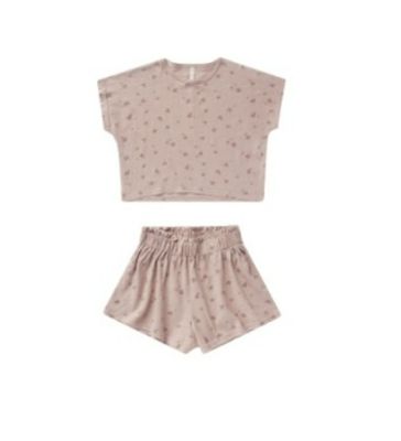 Raegan Set - Mauve Ditsy