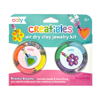 Creatibles Air Dry Clay Jewelry Kit - Blissful Bloom