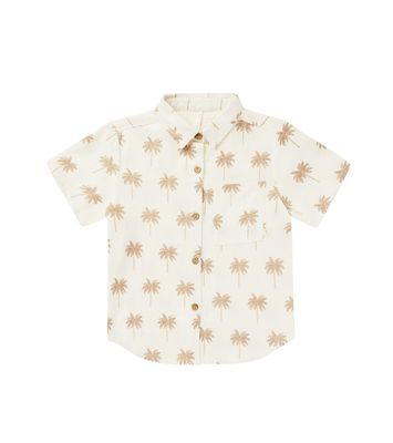 Collared Short Sleeve Shirt - Paradise
