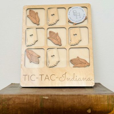 Indiana State &amp; Corn- Tic-Tac-Toe IN Game
