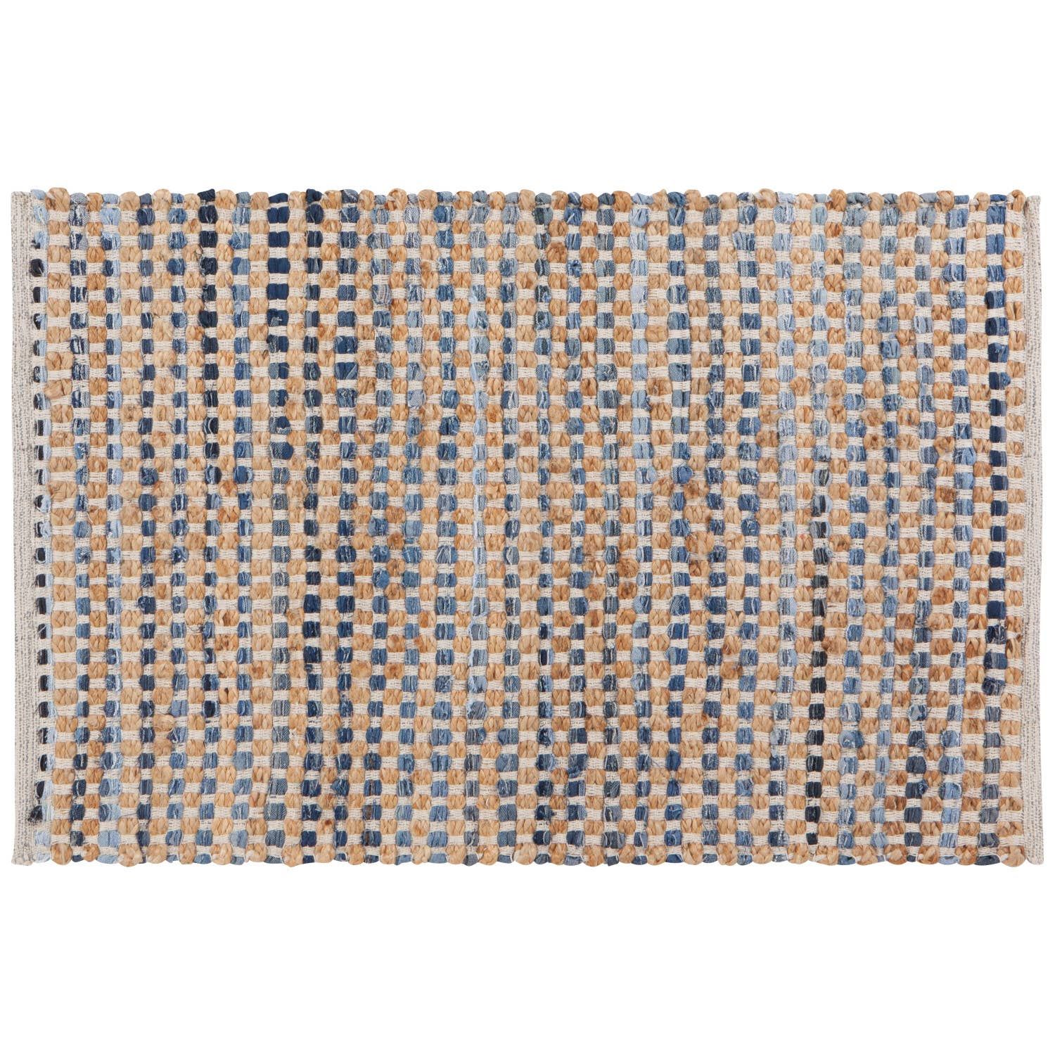 Grid Chindi Rug 2 x 3 Ft