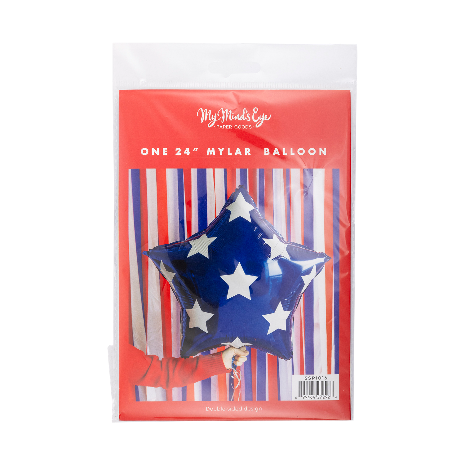 SSP1016 - Blue Star Shaped Mylar Balloon