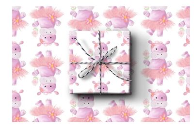 Hippo Wrapping Paper