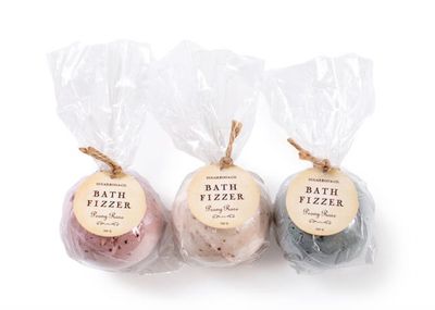Peony Rose Bath Fizzer with Flower Petals