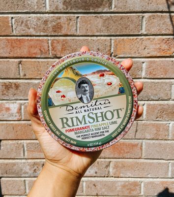 4oz Pomegranate-pineapple-lime Rimshot Salt Tin