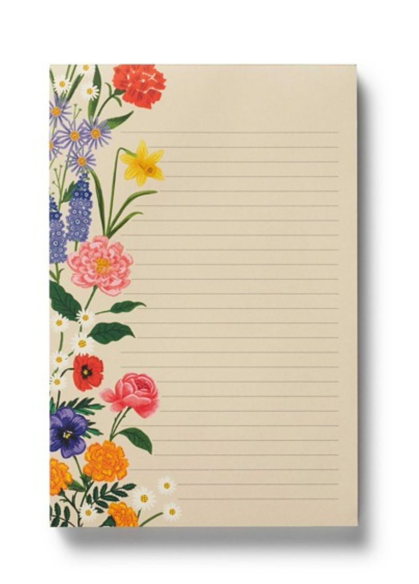 Garden Study Memo Note Pad