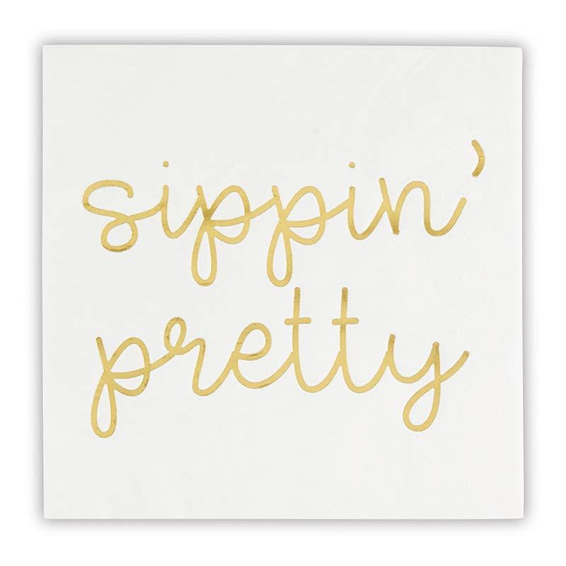 Cocktail Napkin-Sippin' Pretty