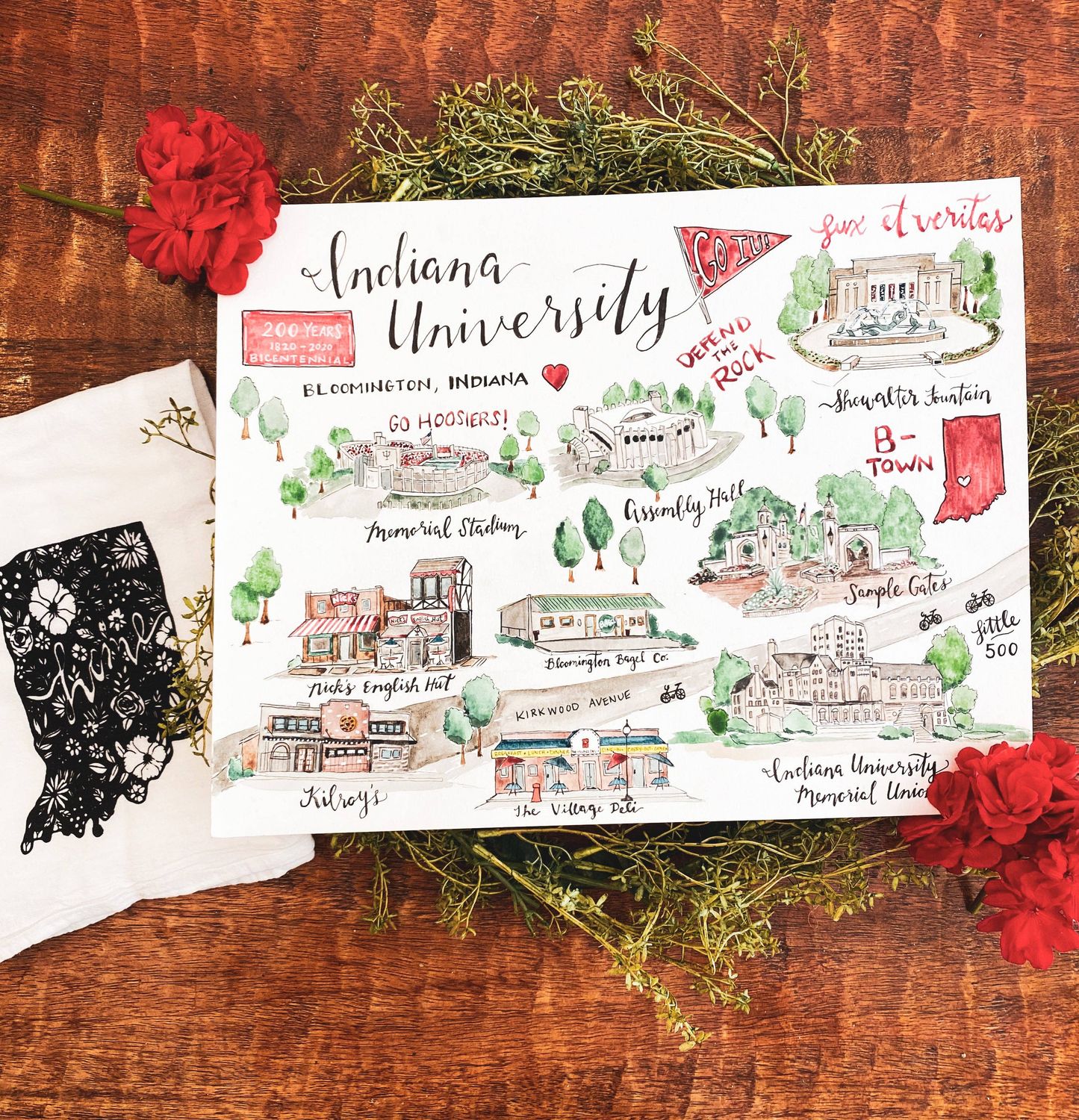 Indiana University Map