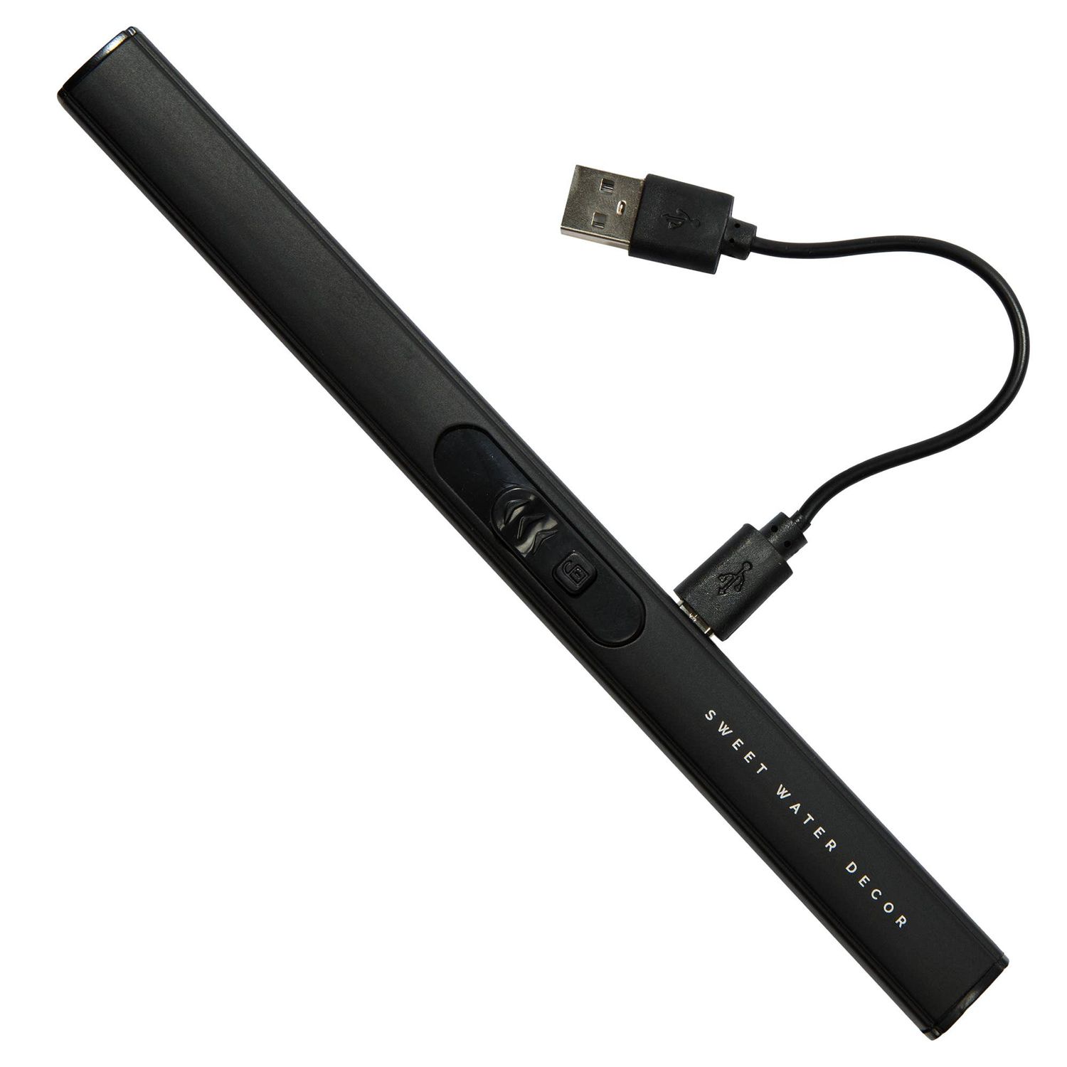 Black Rechargeable Electric Lighter - Decor &amp; Gifts