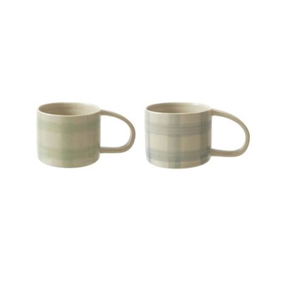 Hand-Painted Stoneware Mug