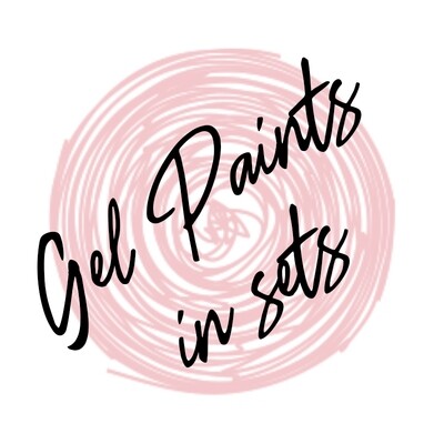 Set gel paints