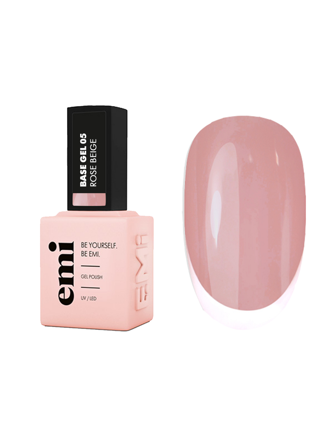 E.MiLac Base Gel Rose Beige #05