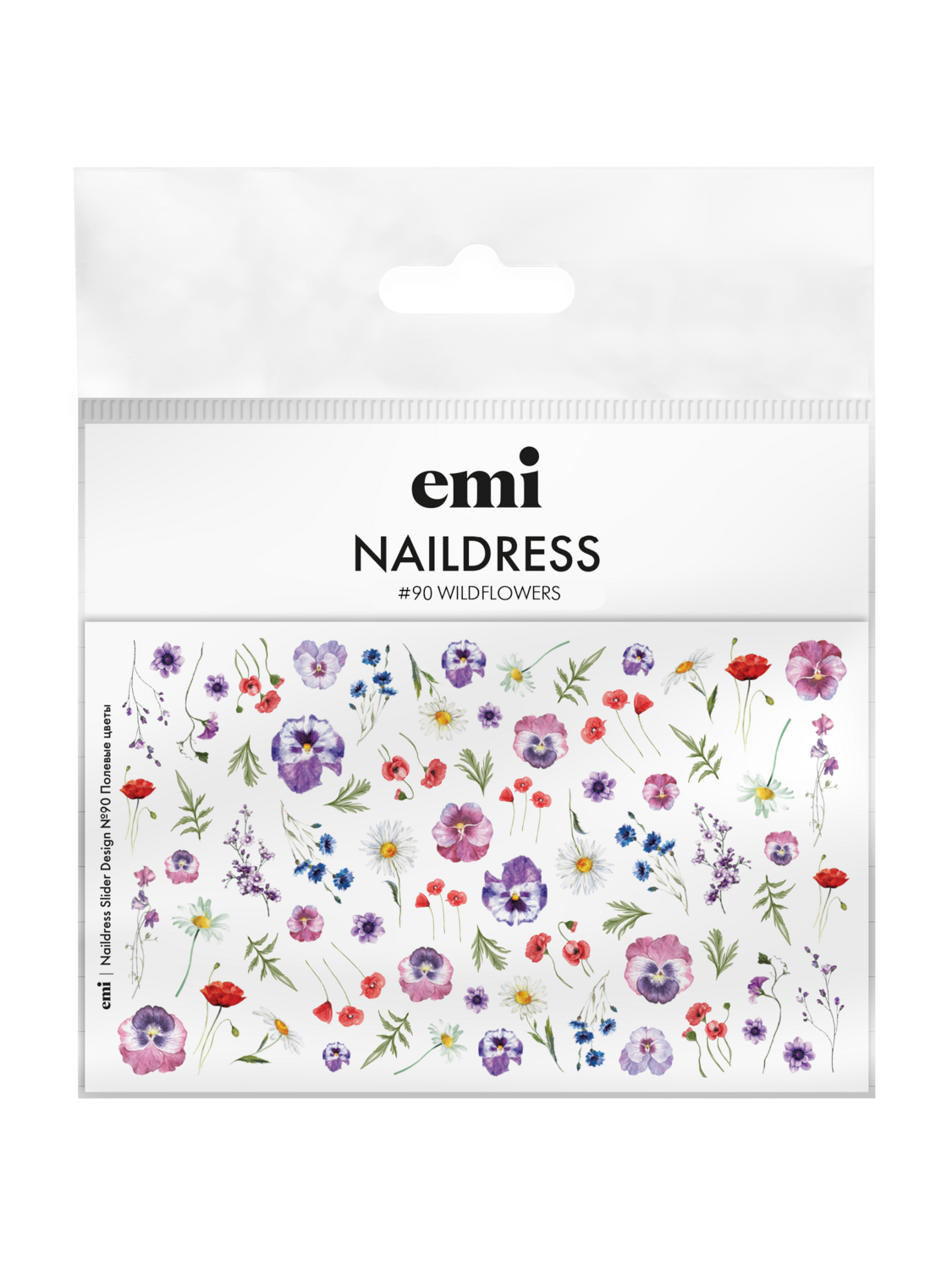 Naildress Slider Design #90 Wildflowers