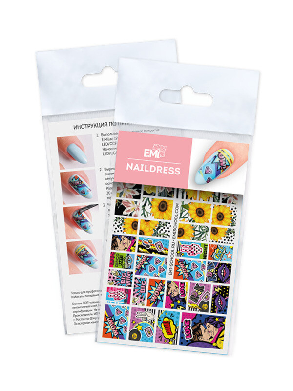 Naildress Slider Design #55 Pop Art
