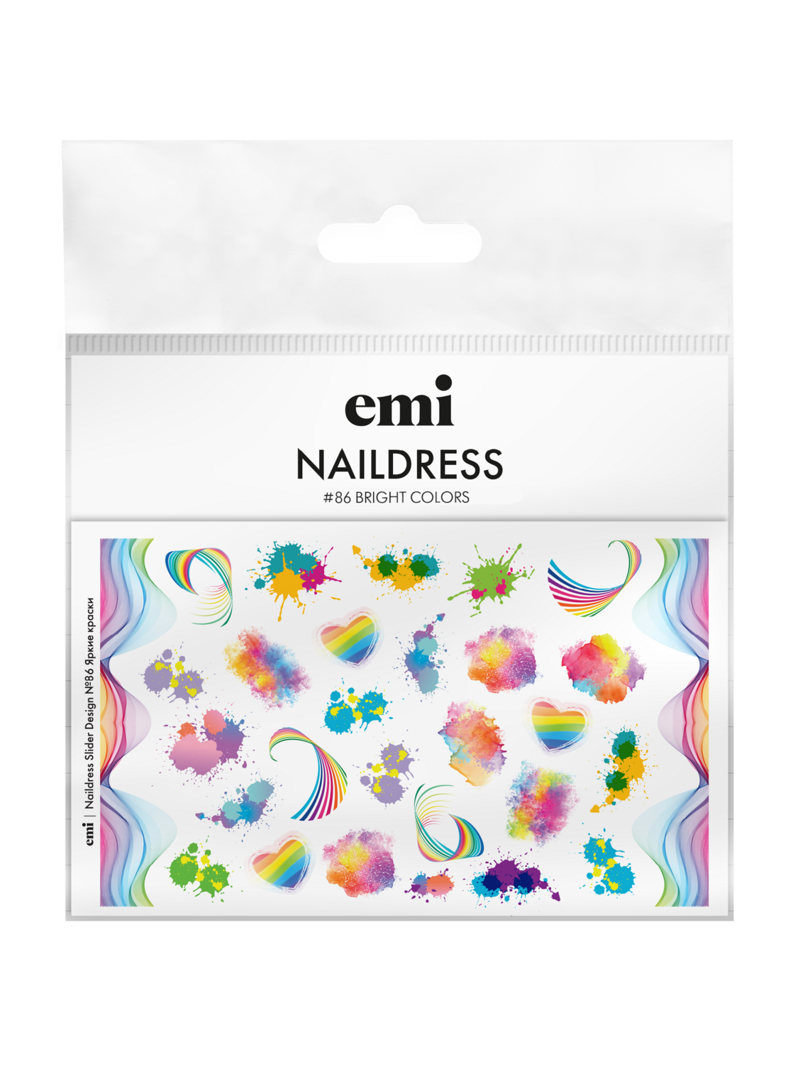 Naildress Slider Design #86 Bright colors