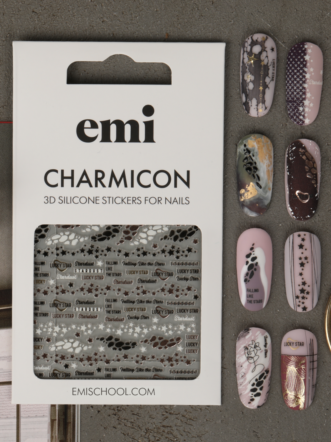 Charmicon 3D Silicone Stickers #217 Stardust