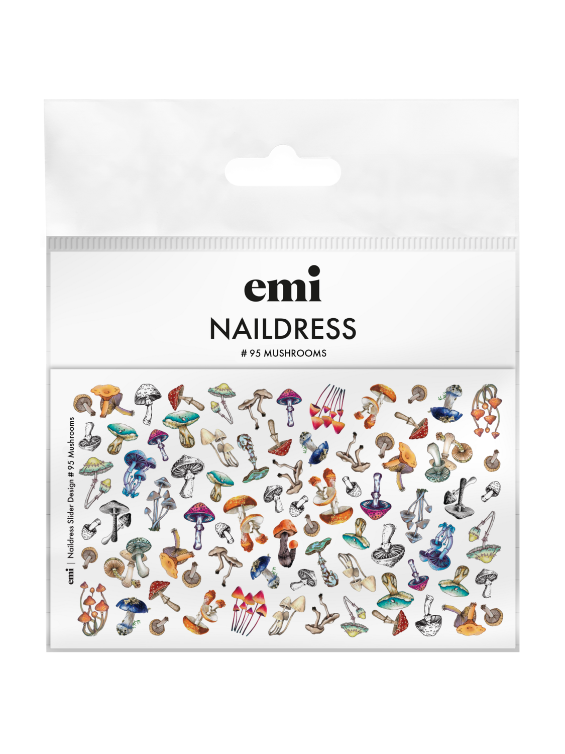 Naildress Slider Design #95 Mushrooms
