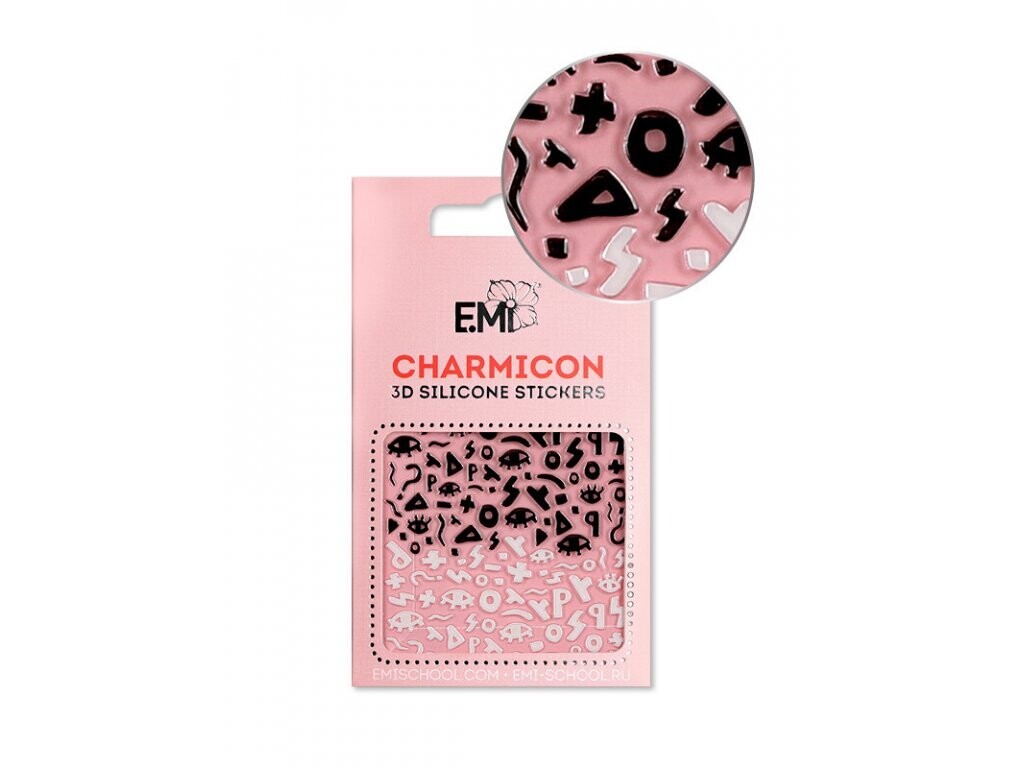 Charmicon 3D Silicone Stickers #119 Secret Symbols