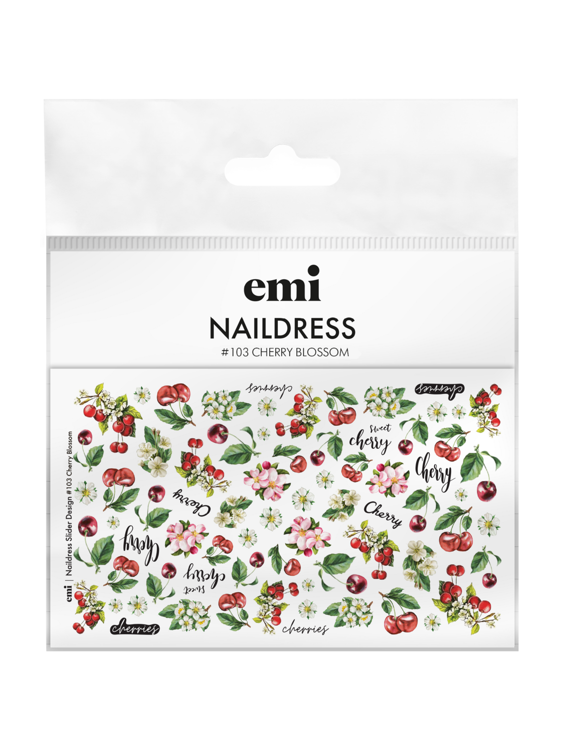 Naildress Slider Design #103 Cherry Blossom