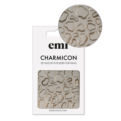 Charmicon 3D Silicone Stickers #238 Gold splotches