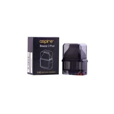 Aspire - Breeze 2 Replacement Pod+Coil Pack Aspire - Breeze 2 Replacement Pod+Coil Pack