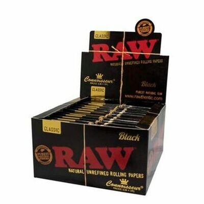 RAW - Black Connoisseur KSS Papers + Tips