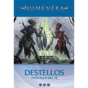 Holocubierta - Numenéra: Destellos, Pantalla del director de juego Holocubierta - Numenéra: Destellos, Pantalla del director de juego
