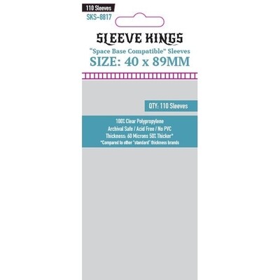 Sleeve Kings - Funda protectora para cartas de 40mm x 89mm