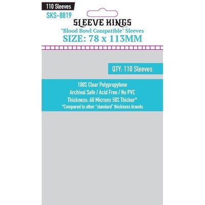 Sleeve Kings - Funda protectora para cartas de 78mm x 113mm