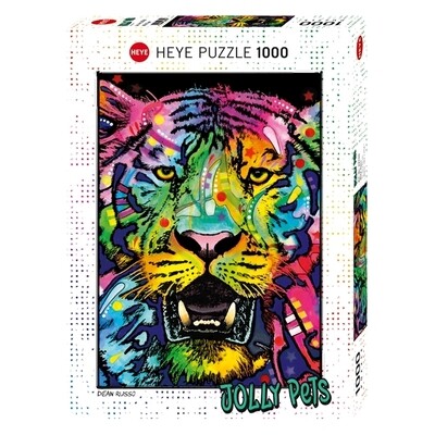 Heye - Dean Russo: Jolly Pets - Wild Tiger - 1000 piezas