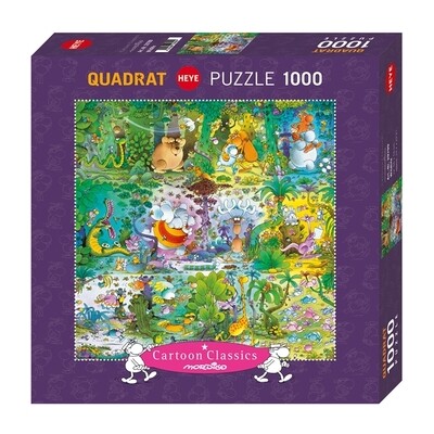 Heye - Guillermo Mordillo: Cartoon Classics - Wildlife - 1000 piezas Heye - Guillermo Mordillo: Cartoon Classics - Wildlife - 1000 piezas