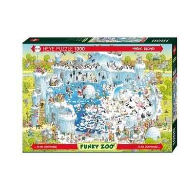 Heye - Marino Degano: Funky Zoo - Polar Habitat -1000 piezas